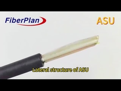 室外単体シェイプ 室外空中光ファイバーケーブル ミニ広告ASU 2-12コア