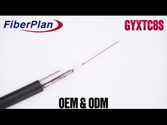 図8 装甲型光ファイバーケーブル シングルマルチモード6コア 鋼鉄ワイヤーGYXTC8S
